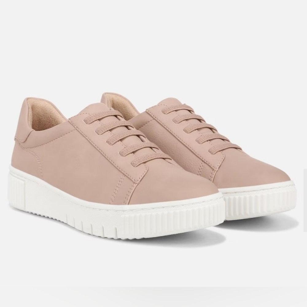 SOUL naturalizer Tia Step-In Sneaker Vintage Mauve Microsuede size 7M